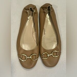 Escada ballet flats - neutral biscuit - 38.5